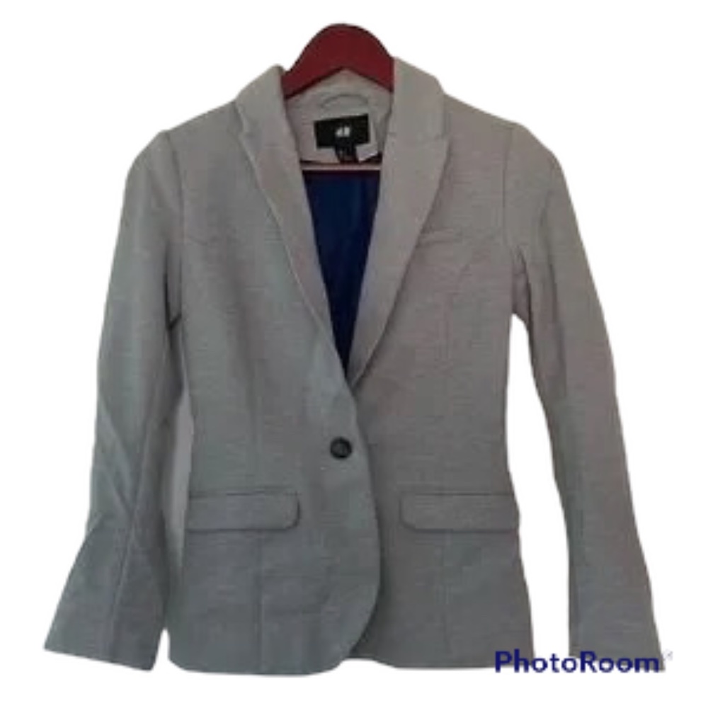 DONATING SOON H&M Gray Blazer Suit Jacket Size 2